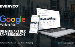 Beispiel einer Google Vehicle Ad mit Fahrzeugbild und Details